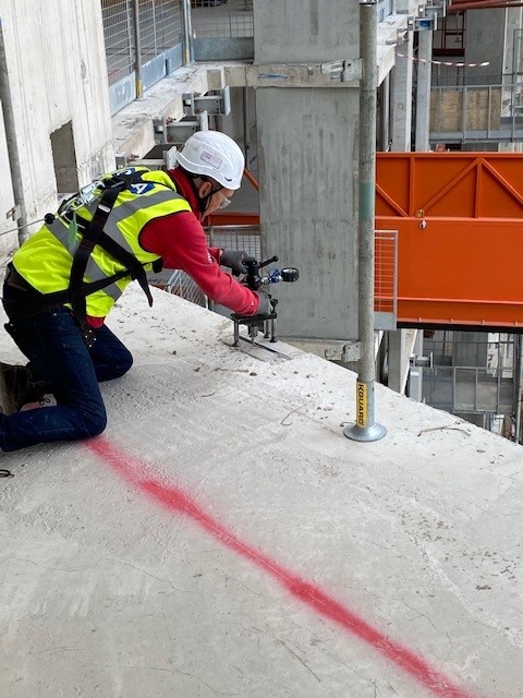 Canary wharf leading edge channel testing