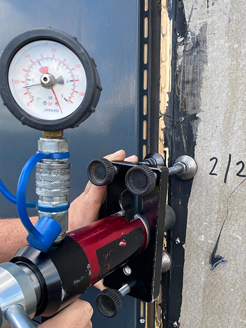 Cladding panel testing motherwell